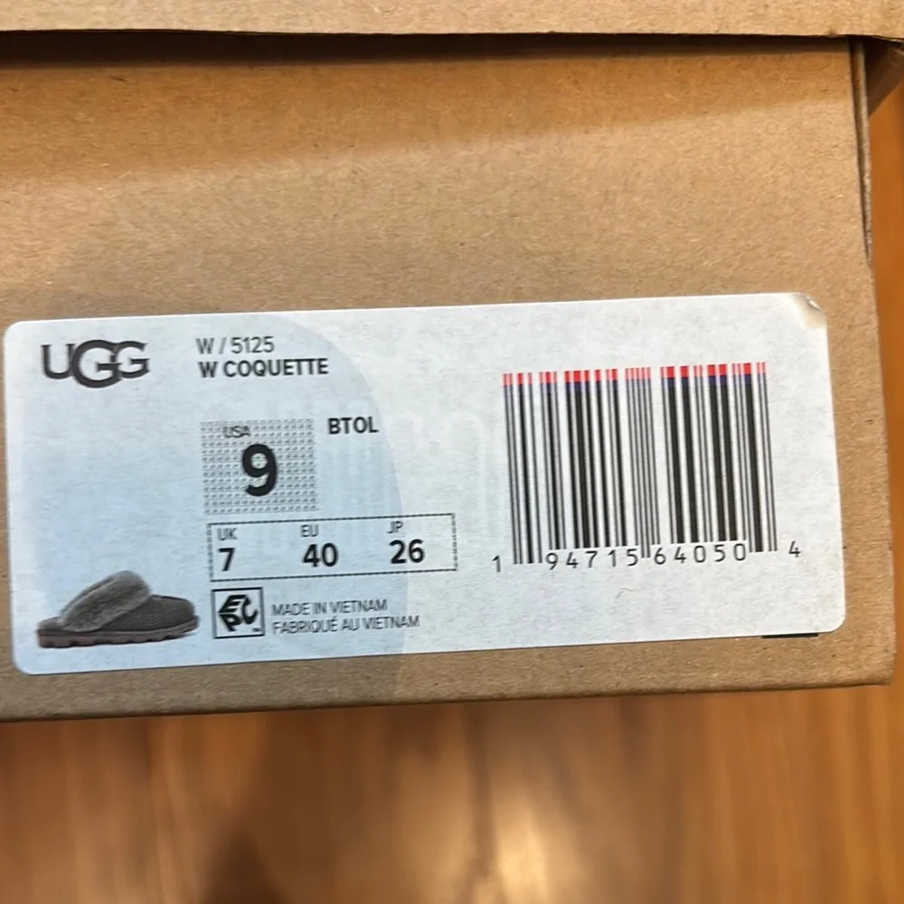 UGG Olive Fur-Lined Slippers - Picture 6 of 6
